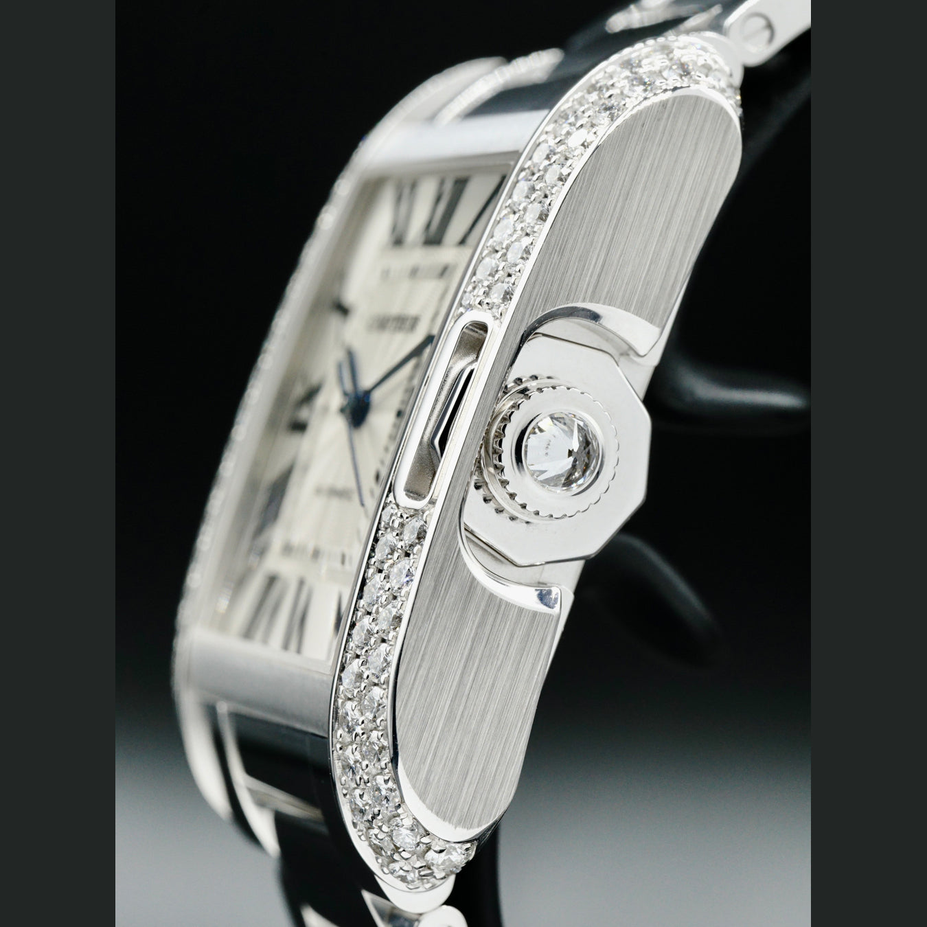 Cartier Tank Anglaise Medium Automatic Ladies Watch WT100009