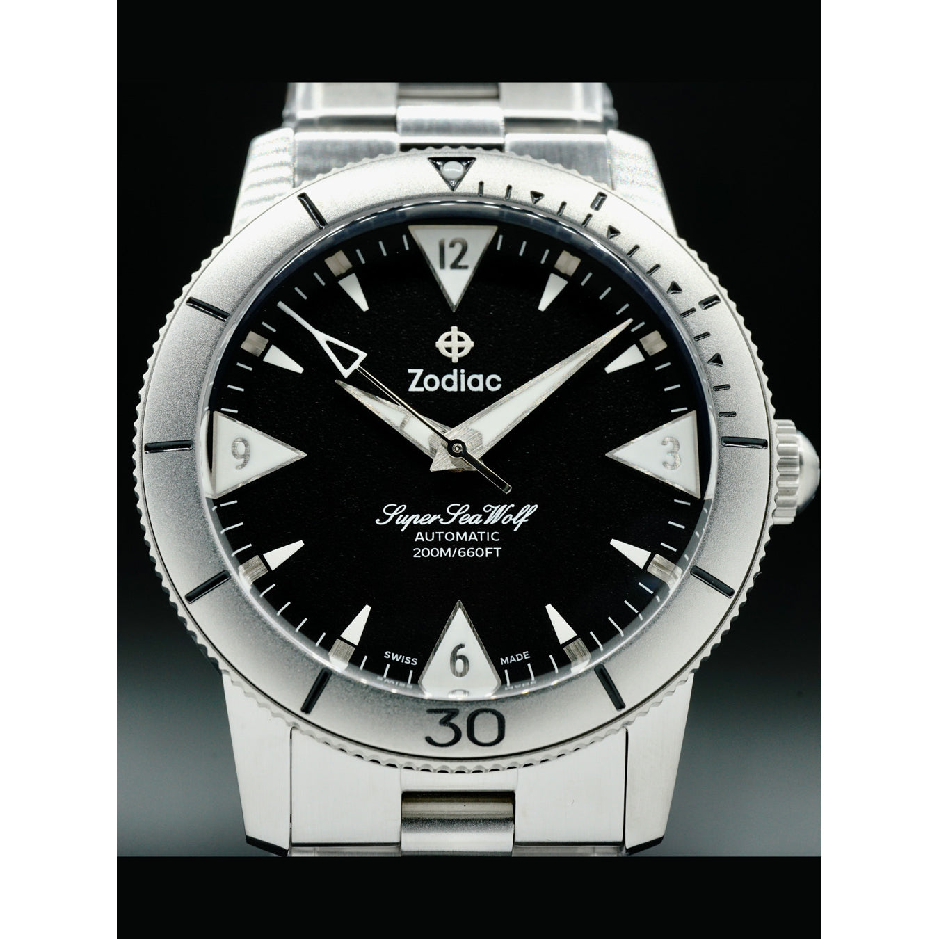 Zodiac Super Sea Wolf 1953 Diver on Bracelet ZO9213
