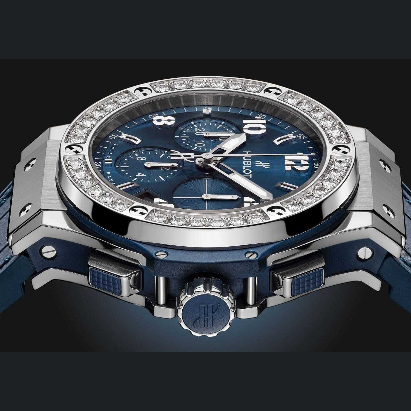 Hublot Big Bang Steel Blue Diamonds 341.SX.7170.LR.1204