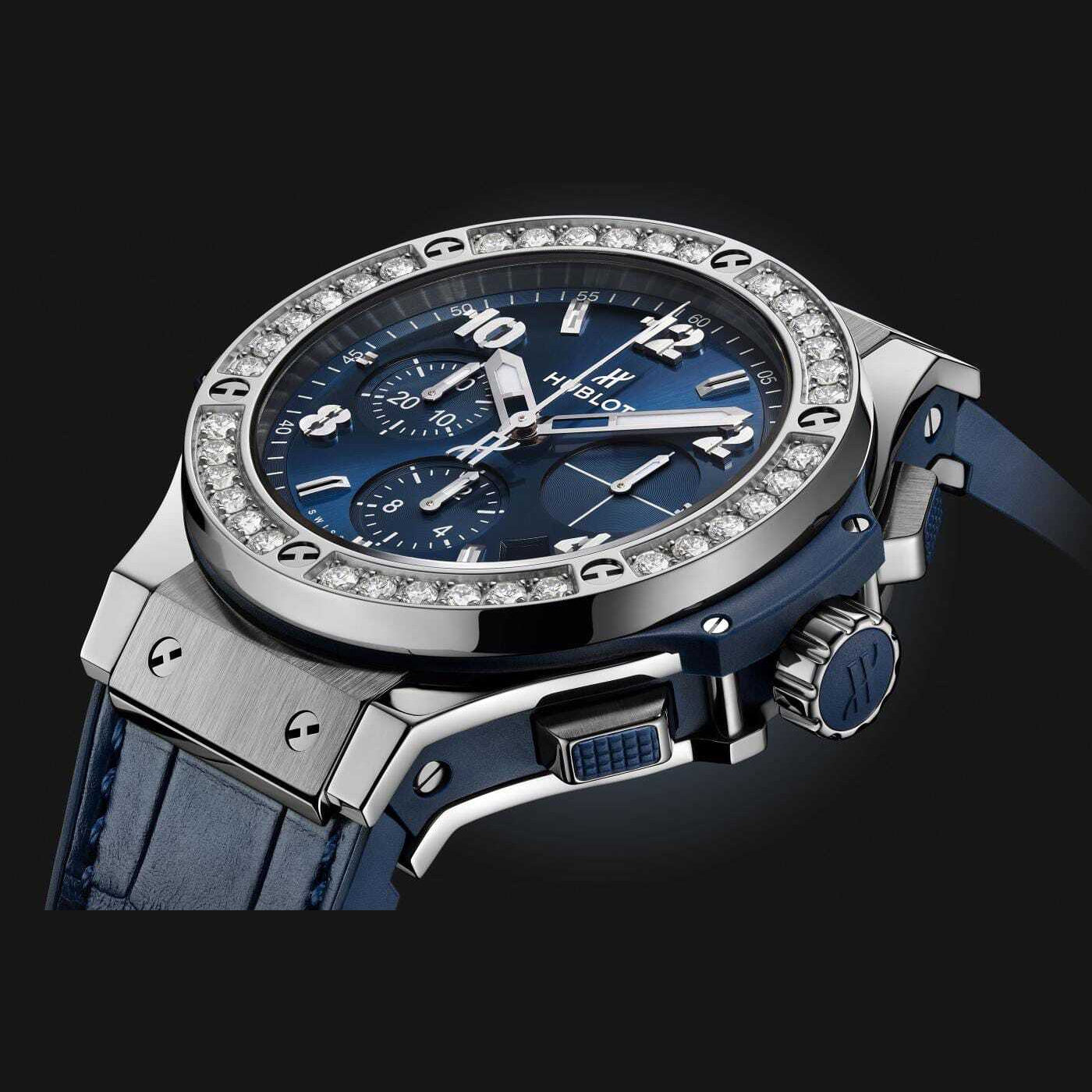 Hublot Big Bang Steel Blue Diamonds 341.SX.7170.LR.1204