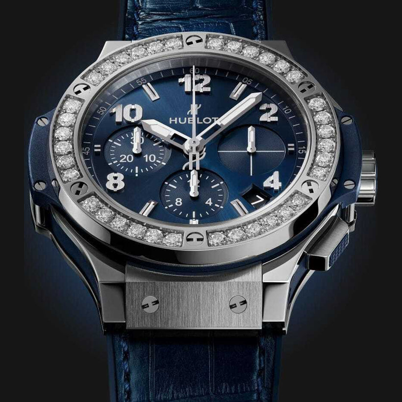 Hublot Big Bang Steel Blue Diamonds 341.SX.7170.LR.1204