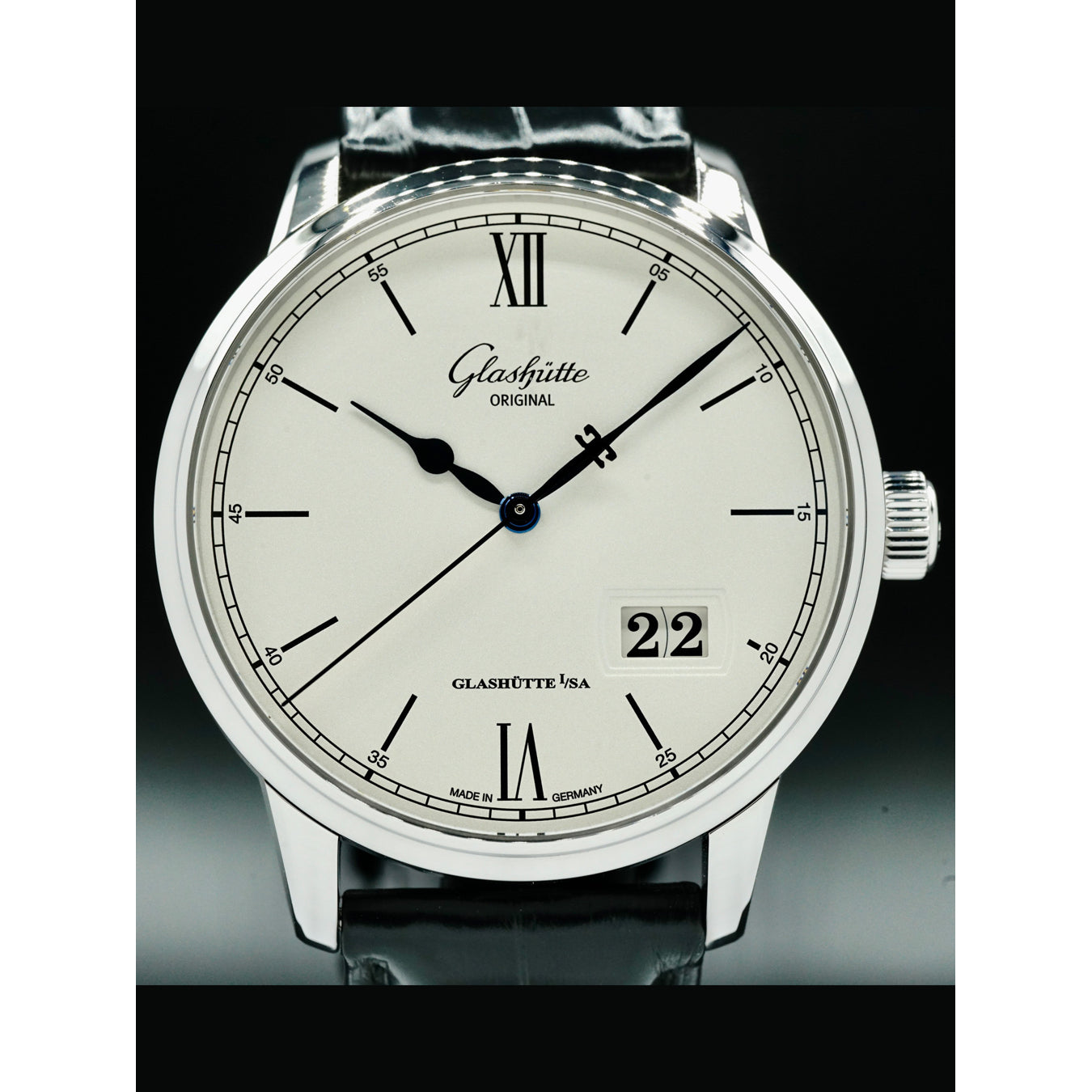 Glashütte Original Senator Excellence Panorama Date Steel 1-36-03-01-02-30