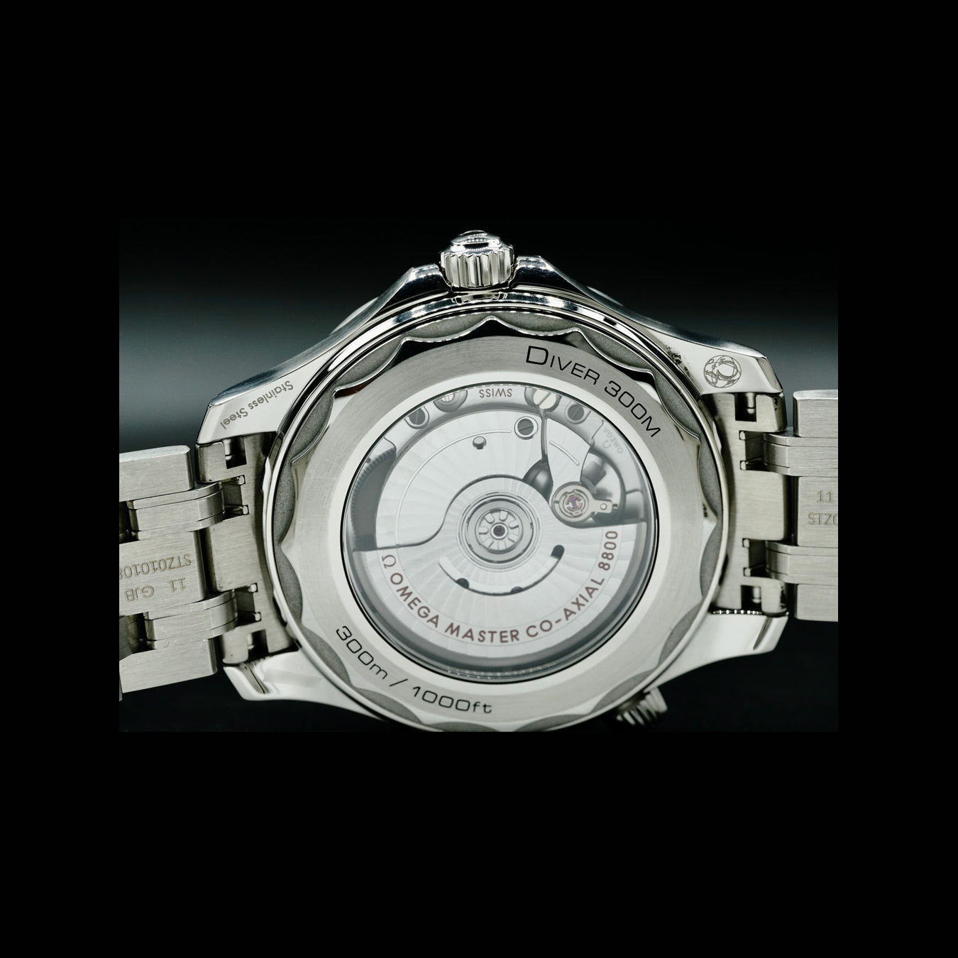 Omega Seamaster Diver 300M Co-Axial Master Chronometer on Bracelet 210.30.42.20.03.001