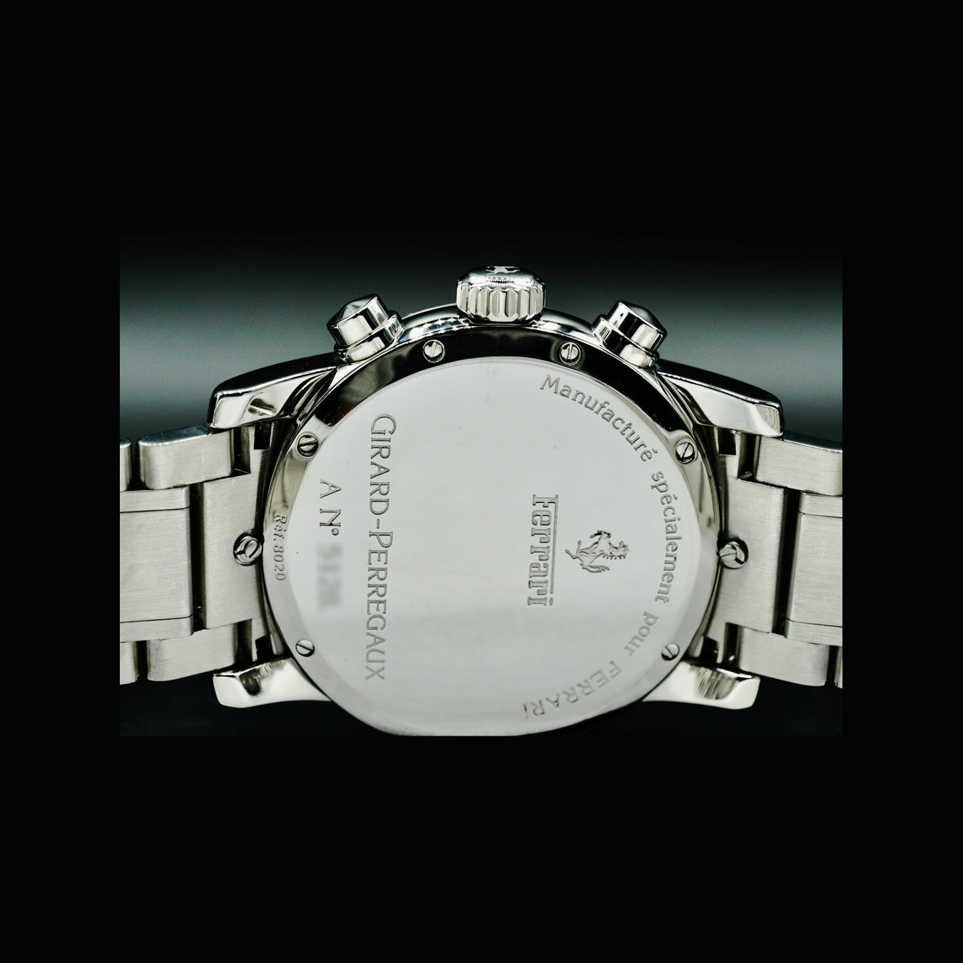 Girard Perregaux Ferrair Chronograph Yellow Dial 8020