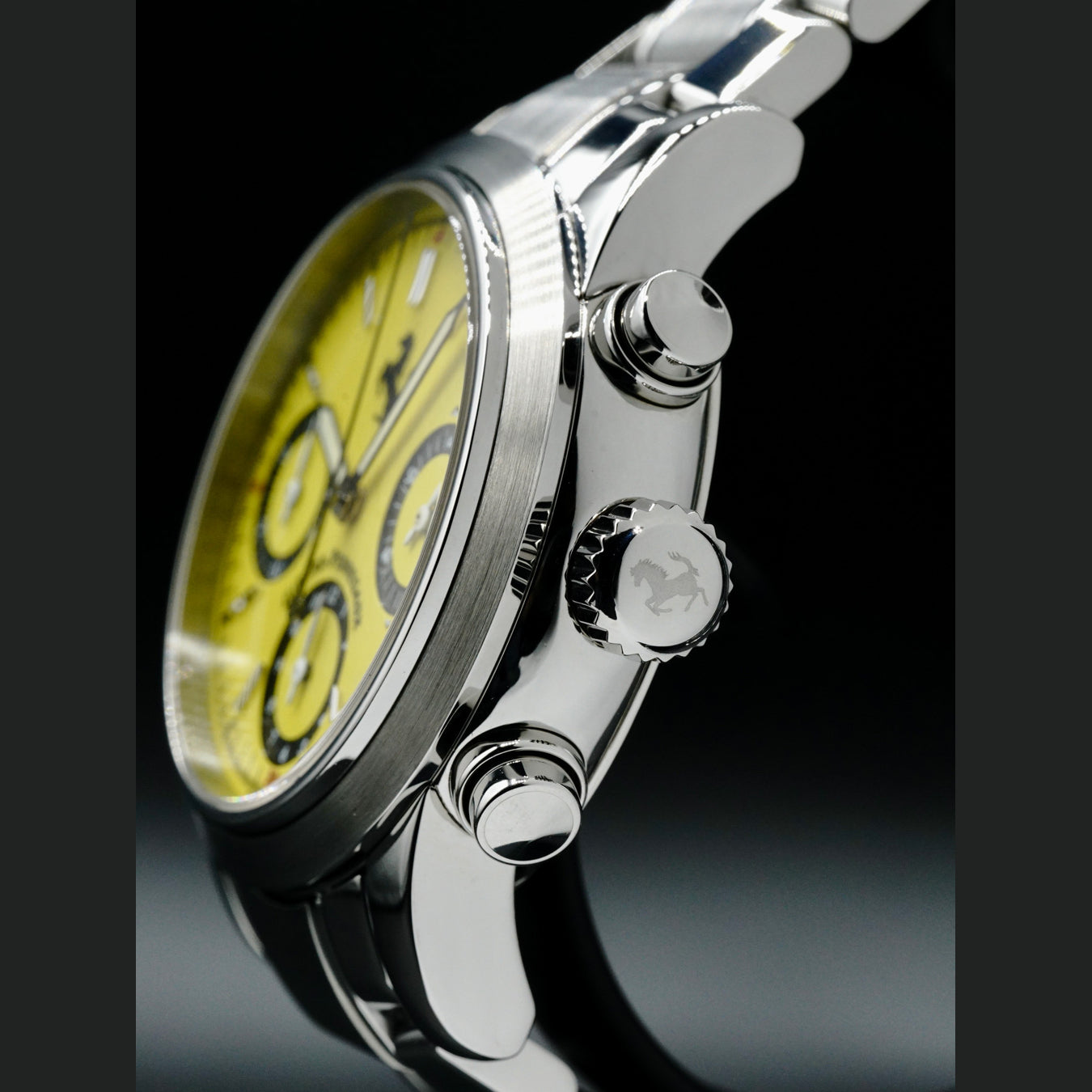Girard Perregaux Ferrair Chronograph Yellow Dial 8020