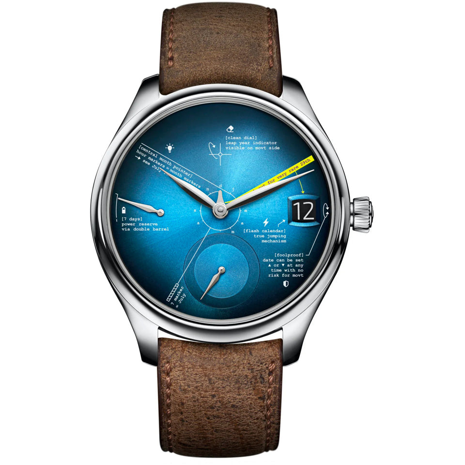 H. Moser & Cie. Endeavour Perpetual Calendar Light Blue 1800-0205