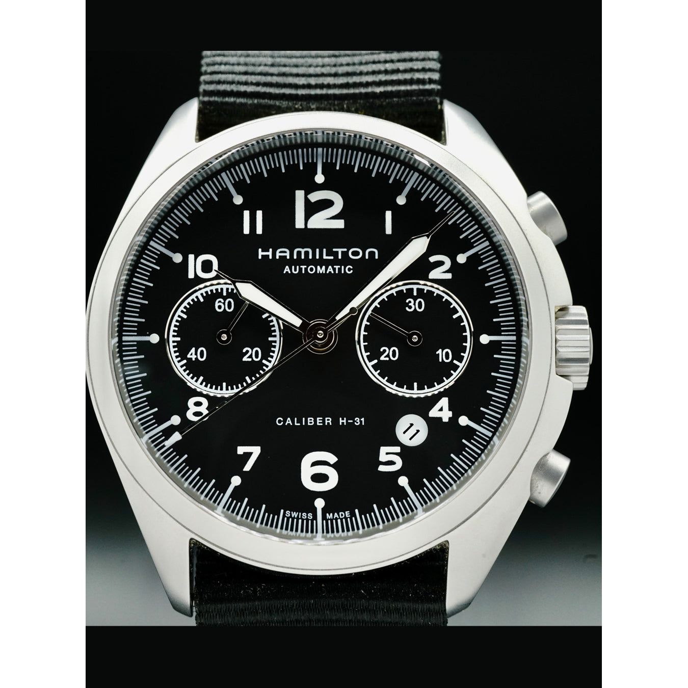 Hamilton Khaki Pilot Pioneer Auto Chrono H76456435
