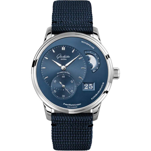 Glashütte Original PanoMatic Lunar Blue Dial 1-90-02-46-32-64