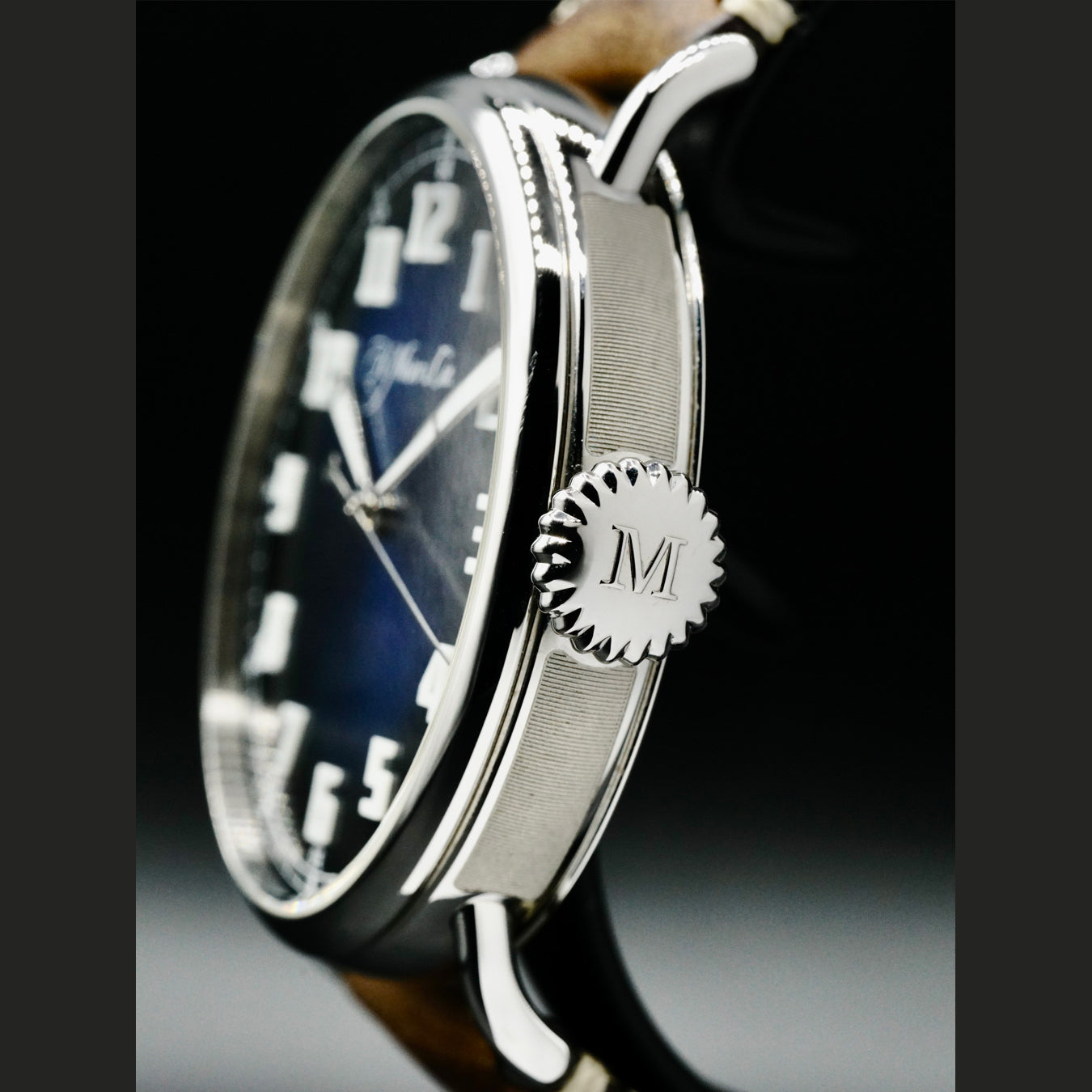 H. Moser and Cie. Heritage Centre Seconds Funky Blue 8200-1201
