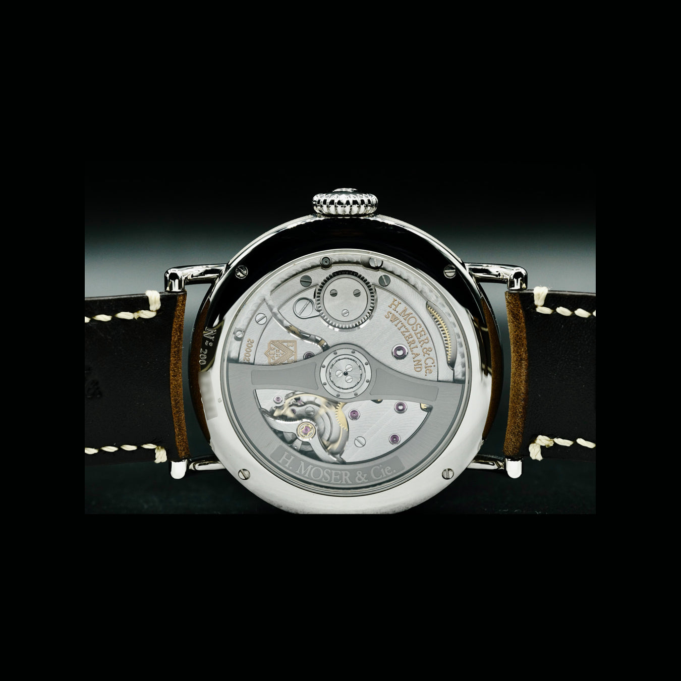H. Moser and Cie. Heritage Centre Seconds Funky Blue 8200-1201