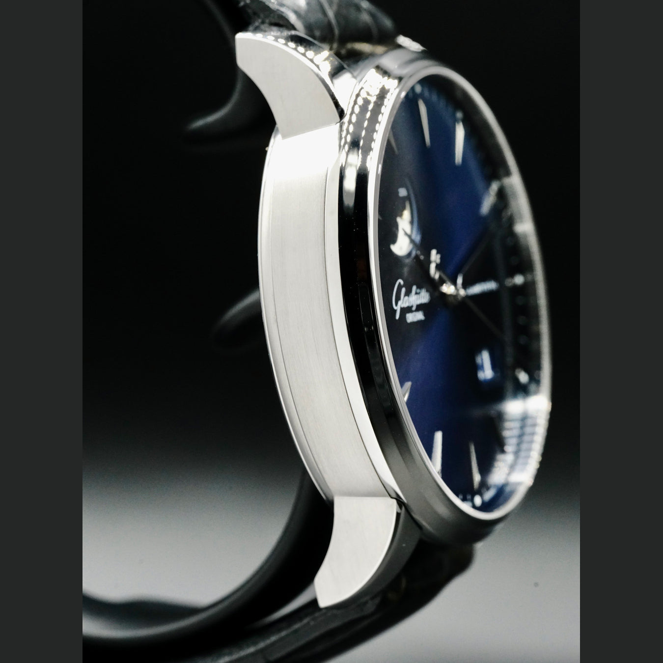 Glashütte Original Senator Excellence Panorama Date Blue Dial 36-04-04-02-01