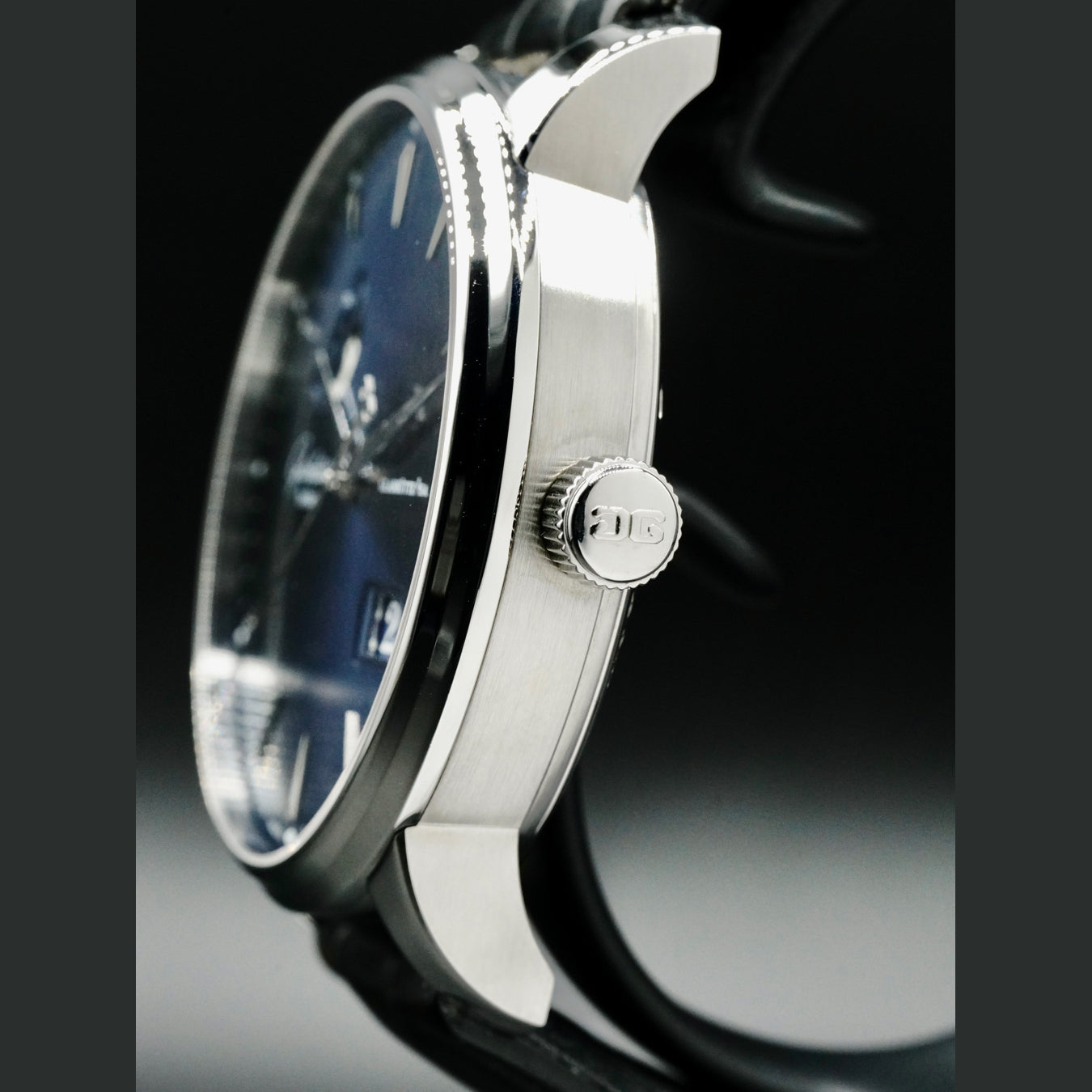 Glashütte Original Senator Excellence Panorama Date Blue Dial 36-04-04-02-01