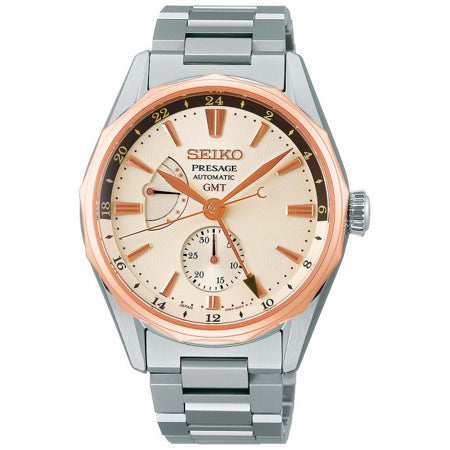 Seiko Presage Ocean Traveler Mechanical Titanium GMT SARF012