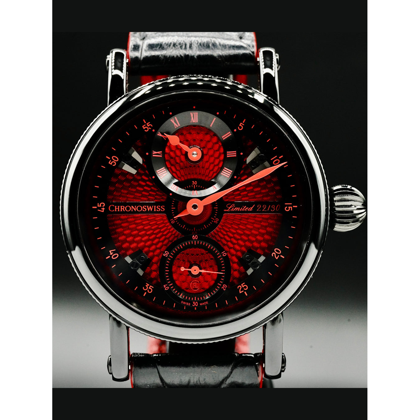 Chronoswiss Flying Grand Regulator Skeleton Red/Black CH-6725-REBK