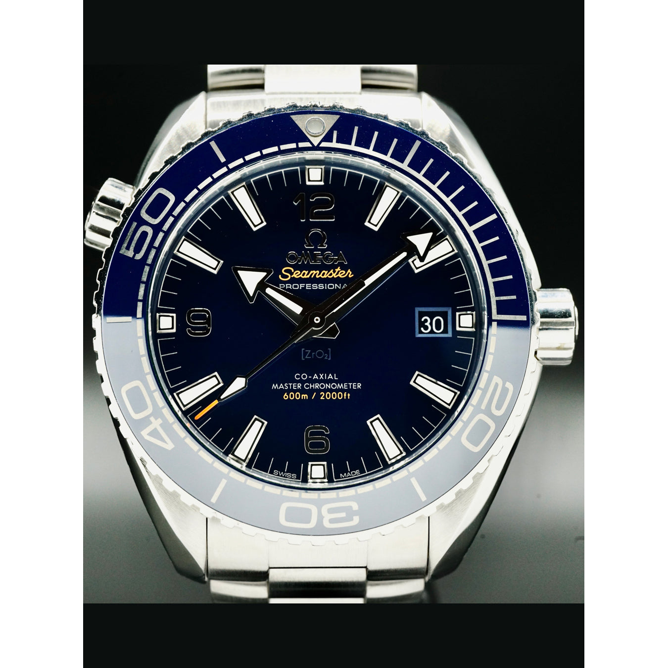 Planet Ocean 600M Omega Co‑Axial Master Chronometer 43.5 mm 215.33.44.21.03.001