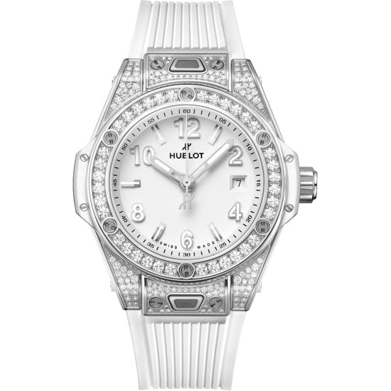 Hublot Big Bang One Click Steel White Pave 485.SE.2010.RW.1604