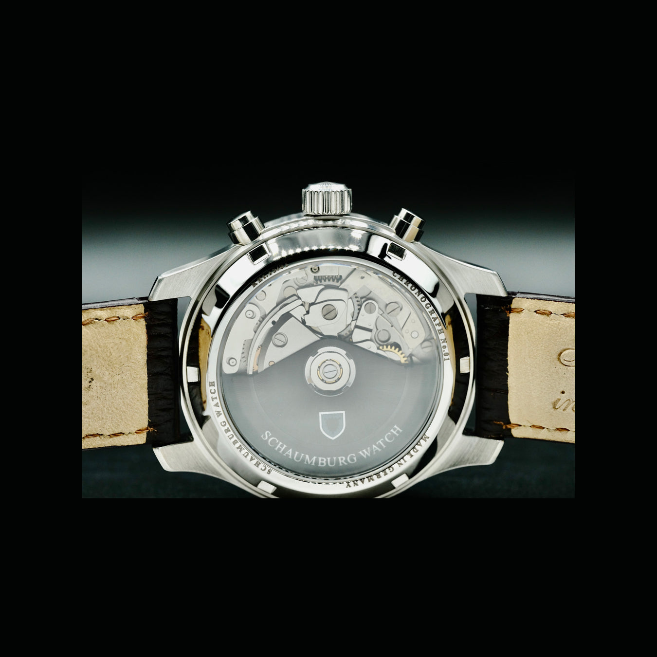Schaumburg Watch Chronograph No 1 Silver Dial