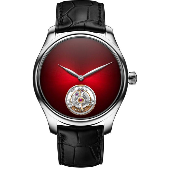 H. Moser & Cie. Endeavour Tourbillon Red Fume White Gold 1804-0209