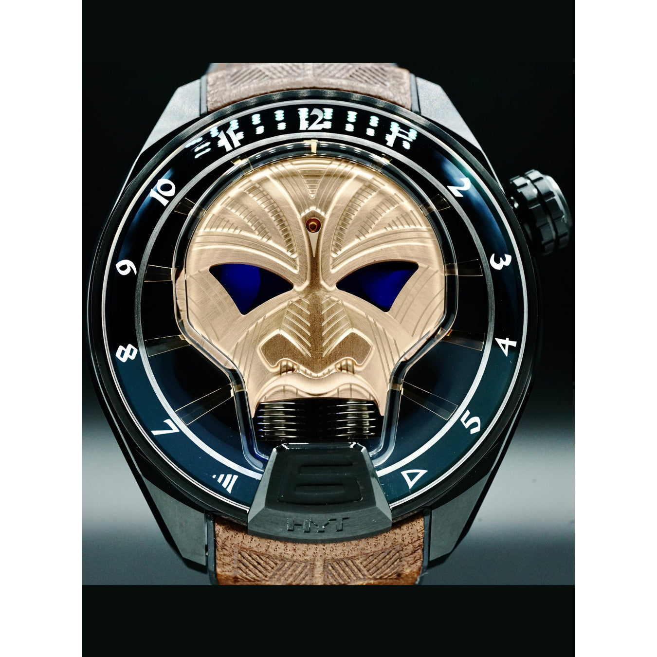 HYT Skull Bronze Rich Time 151-TD-81-BF-RA
