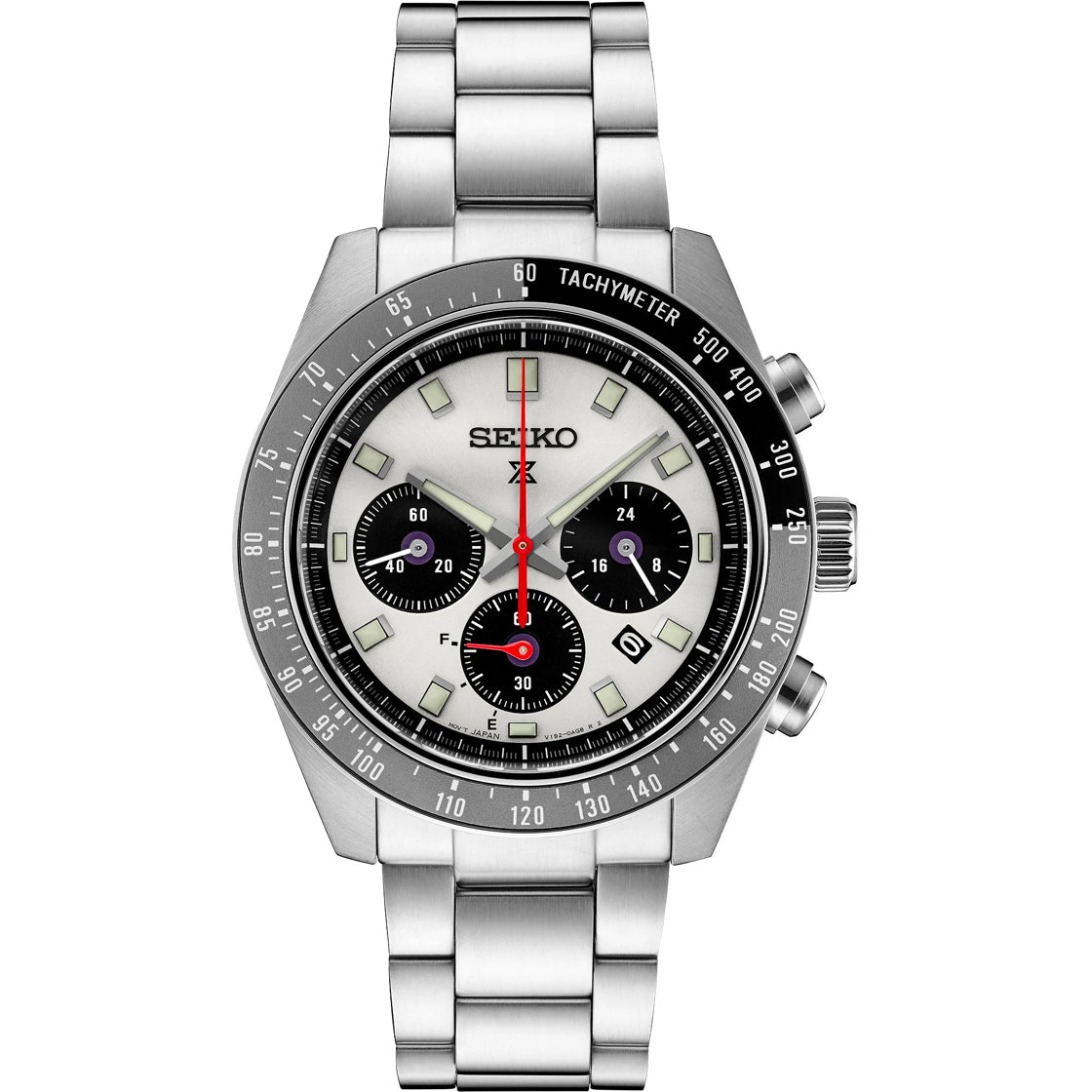 Seiko Prospex Speedtimer Solar Chronograph SSC911 White Dial