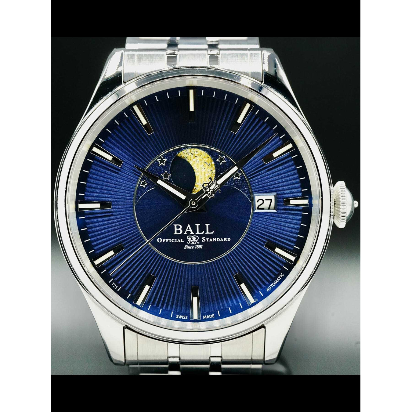 Ball Watch Trainmaster Moon Phase NM3082D-SJ-BE