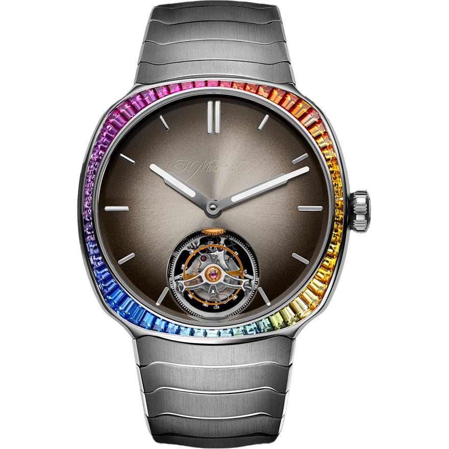 H. Moser & Cie. Streamliner Tourbillion Rainbow Sapphire 6804-1201