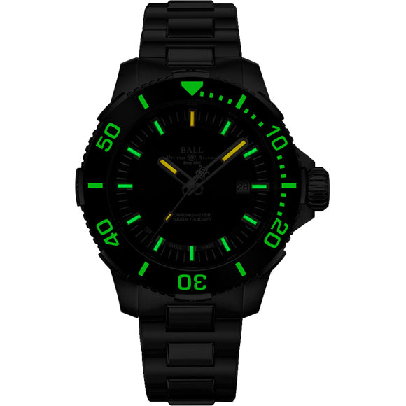 Ball Engineer Hydrocarbon DeepQUEST Ceramic DM3002A-S3CJ-BK