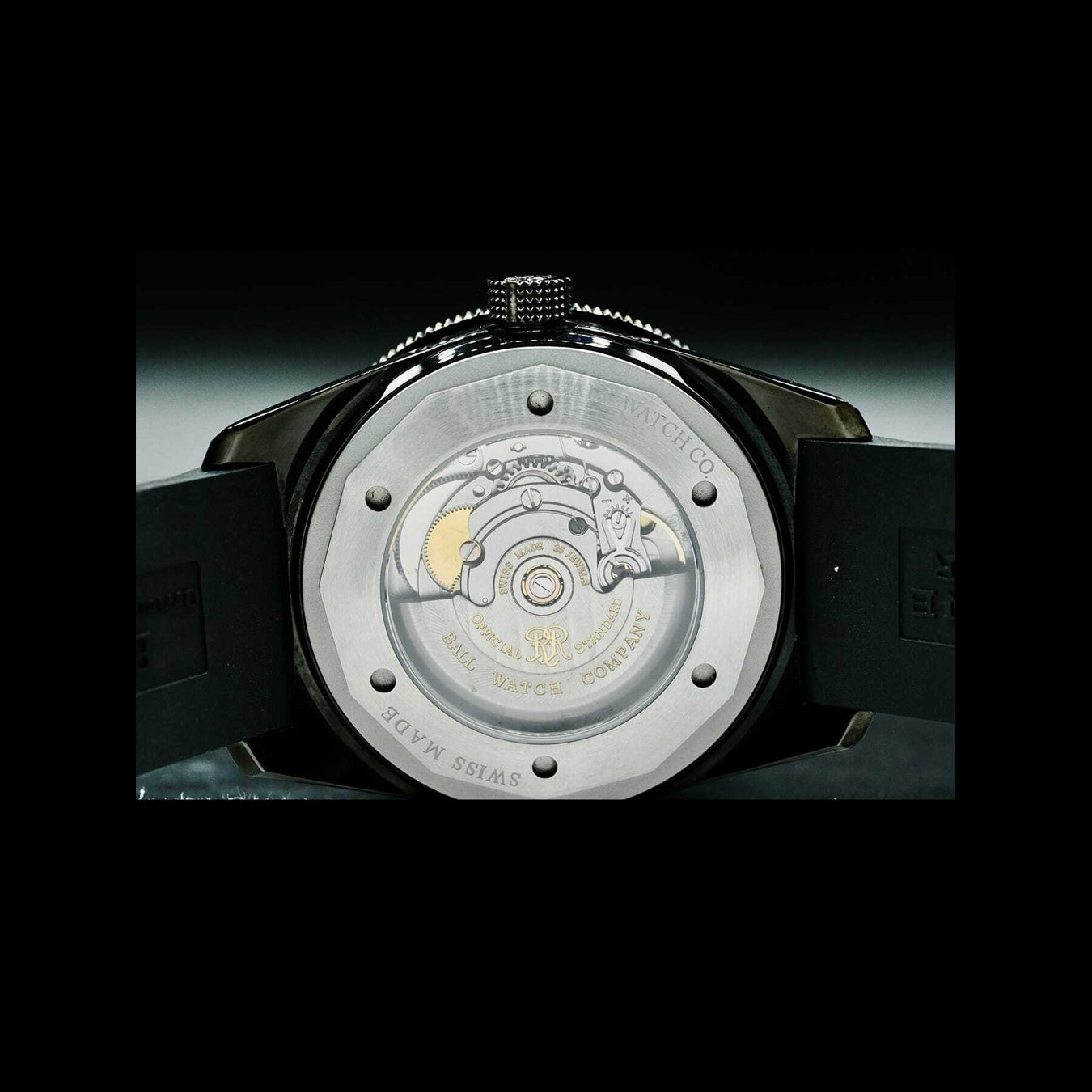 Ball Engineer II Skindiver Heritage Full Black on Strap DM3208B-P4-BK