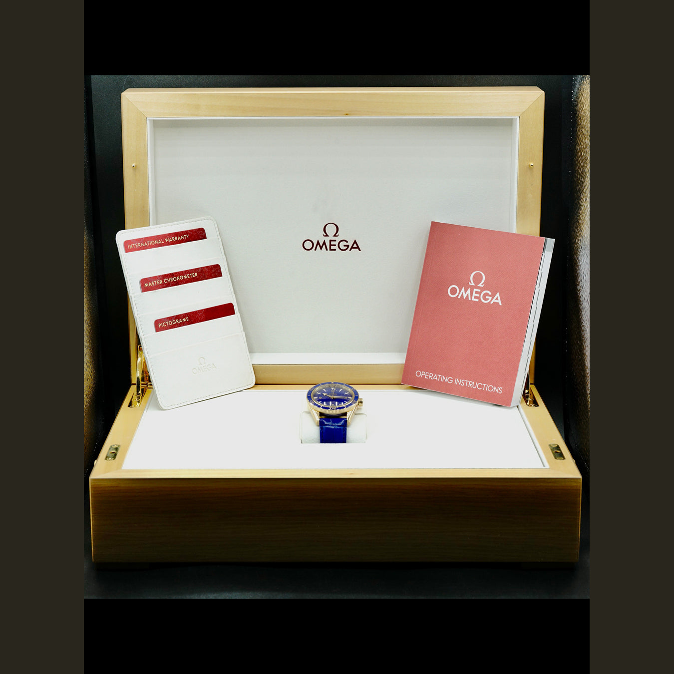 Omega Seamaster Yellow Gold Blue Chronometer 41mm 234.63.41.21.99.002