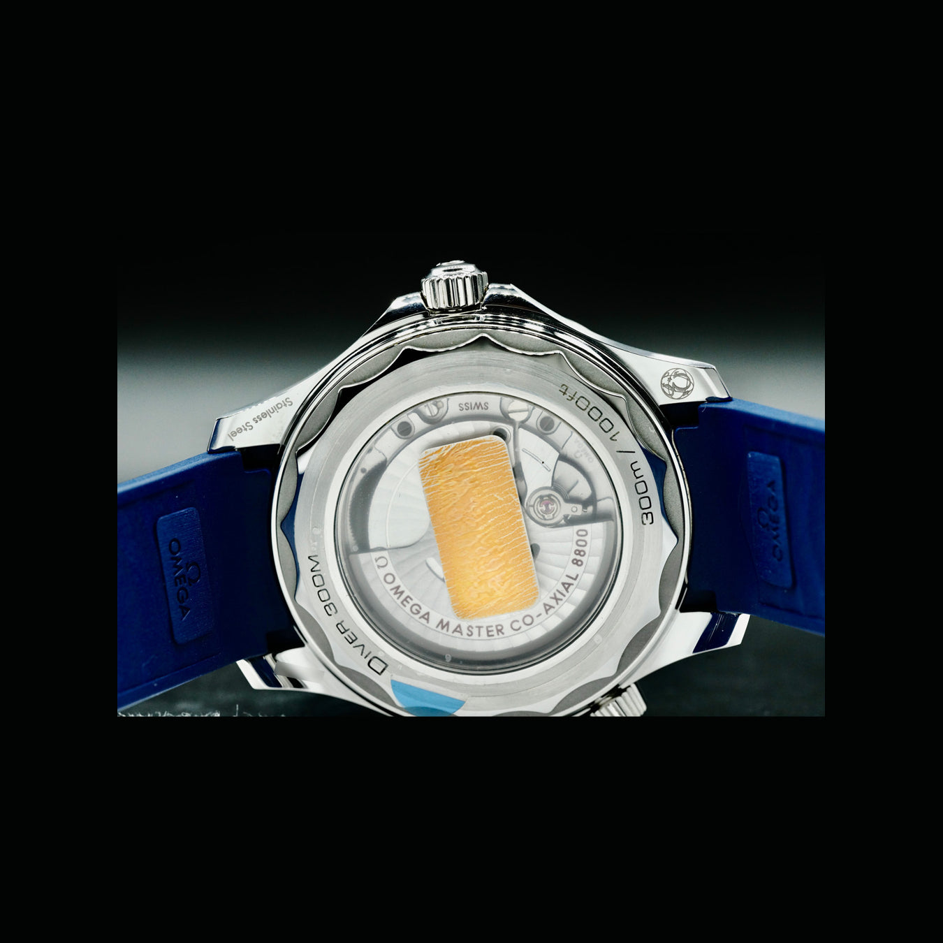 Omega Seamaster Diver 300M Co-Axial Master Chronometer on Strap 210.32.42.20.06.001