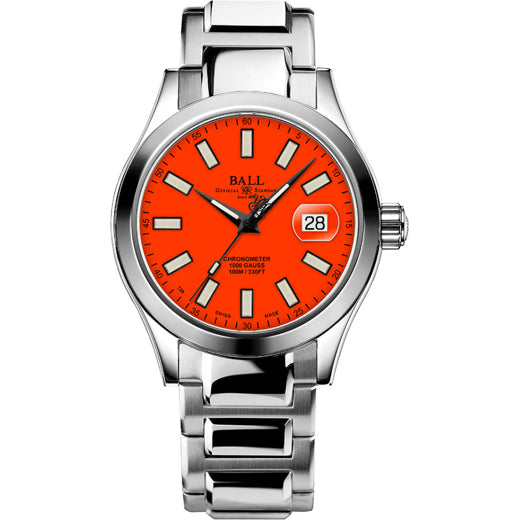 Ball Engineer III Marvelight Chronometer Orange Dial NM9026C-S39CJ-OR