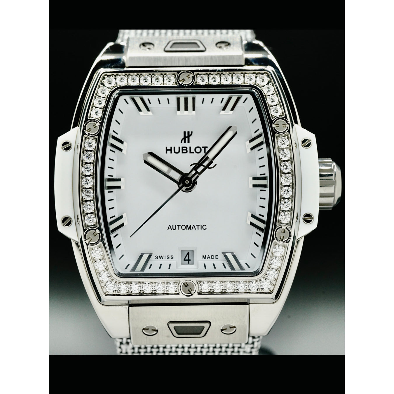 Hublot Spirit of Big Bang Titanium White Diamonds 662.NE.2010.RW.1204