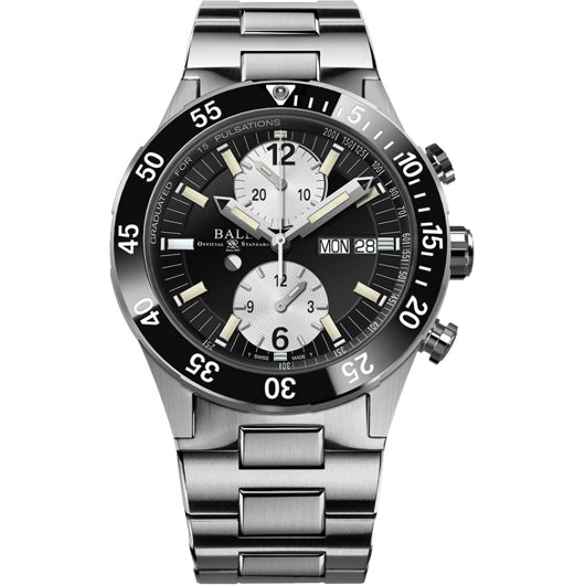 Ball DC3030C-S-BKWH Roadmaster Rescue Chronograph