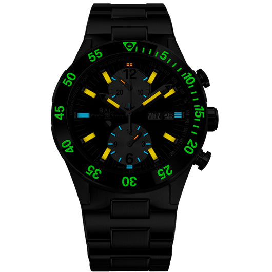 Ball DC3030C-S-BKWH Roadmaster Rescue Chronograph