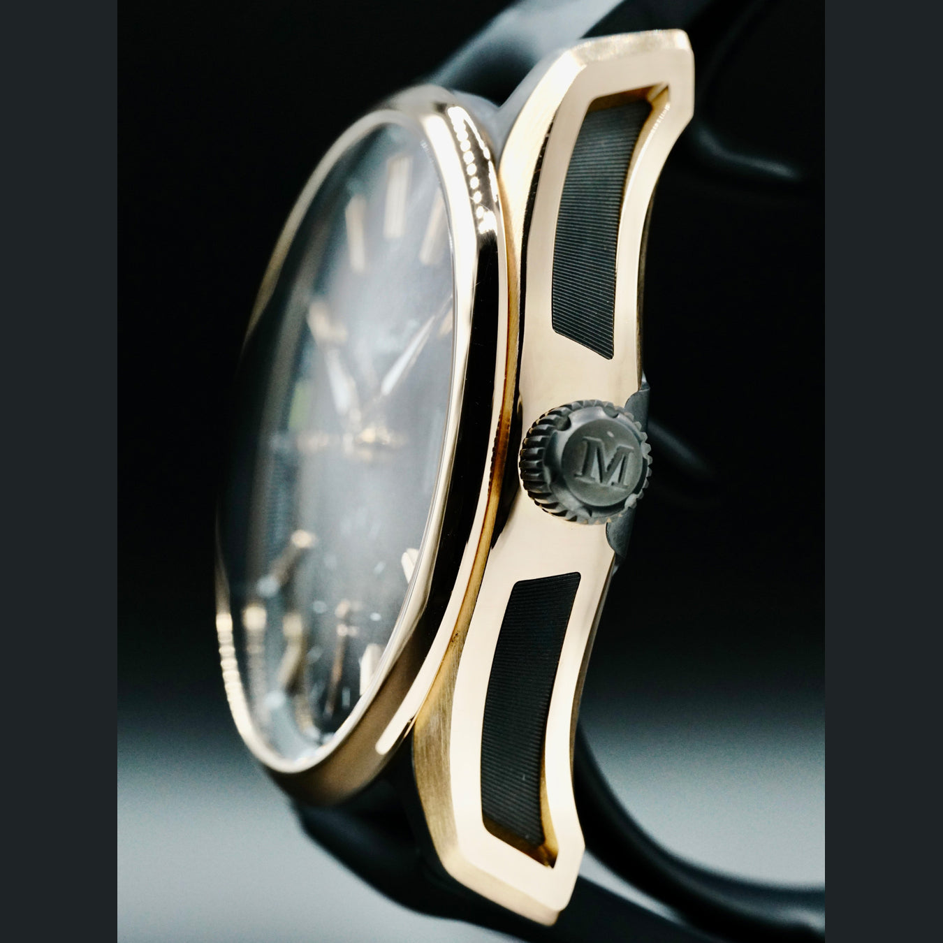 H. Moser & Cie. Pioneer Perpetual Calendar Red Gold Titanium Ardoise Fume Dial 3800-0900