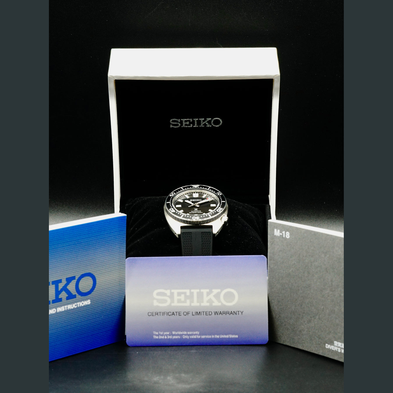 Seiko Prospex Diver's SS Automatic Black Dial SPB317