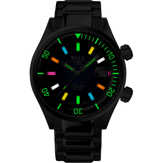 Ball Engineer Master II Diver Chronometer 42mm Blue Dial Rainbow Tubes DM2280A-S3C-BER