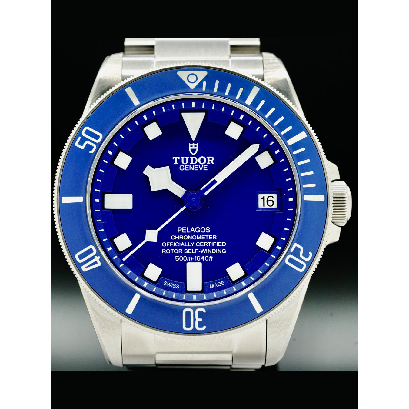 Tudor 25600TB Pelagos Blue Dial on Bracelet