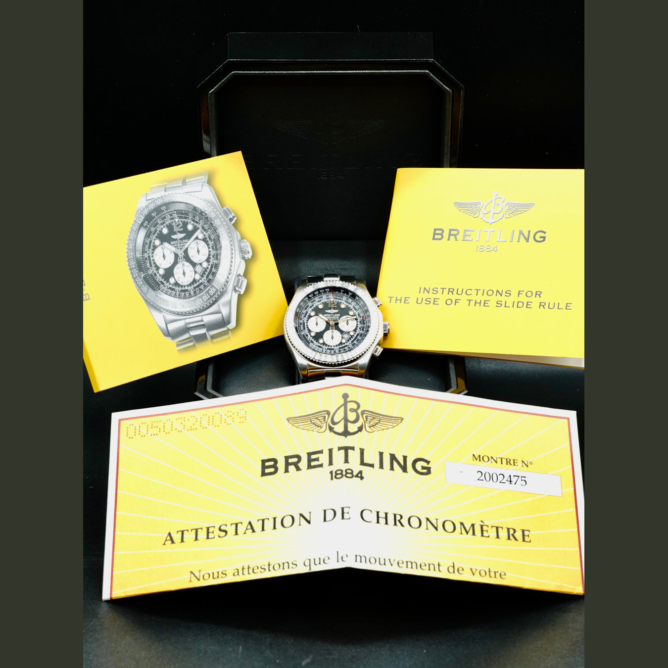 Breitling A42362 B-2 Black Chronograph