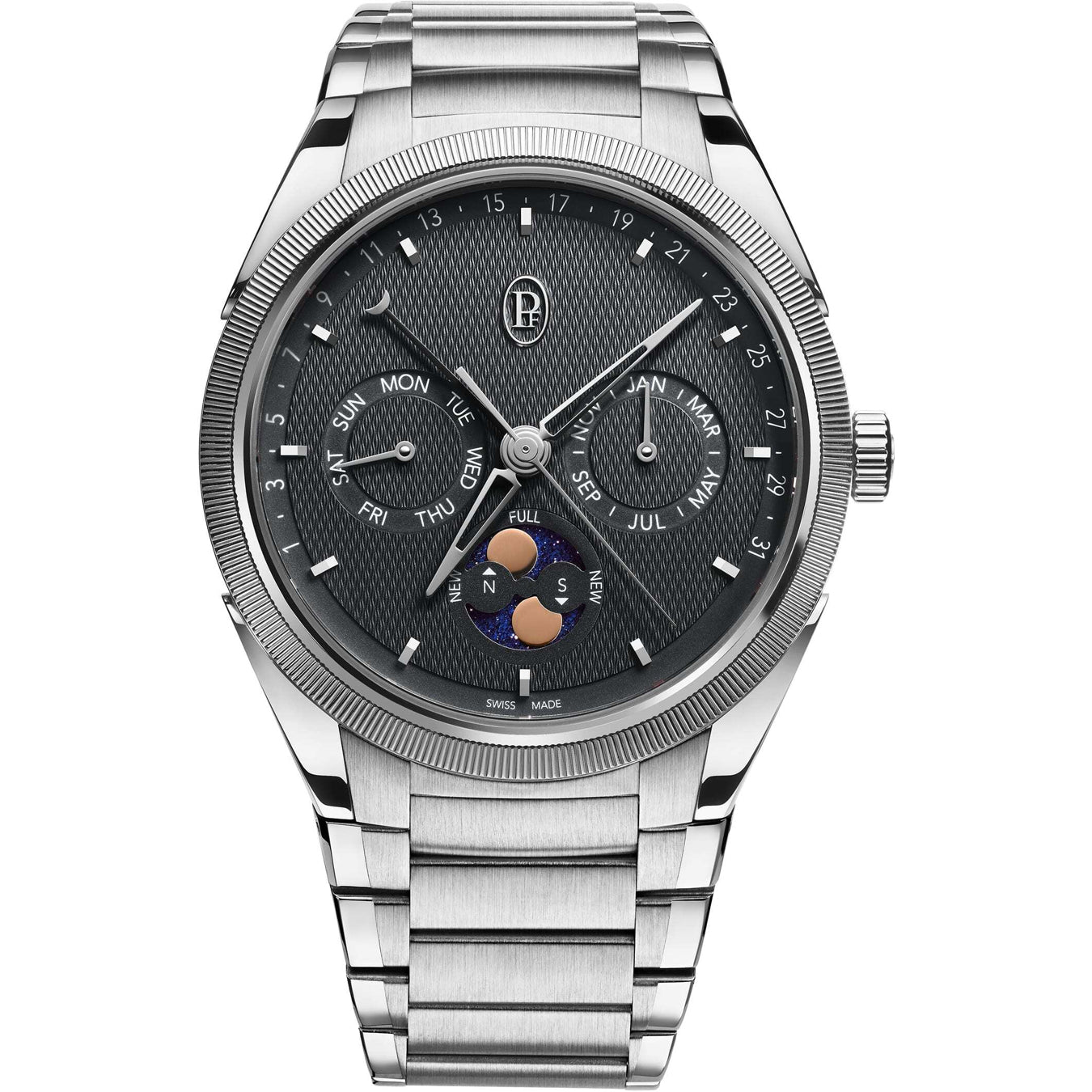 Parmigiani Fleurier PFC907-1020001-100182 Tonda PF Annual Calendar Steel
