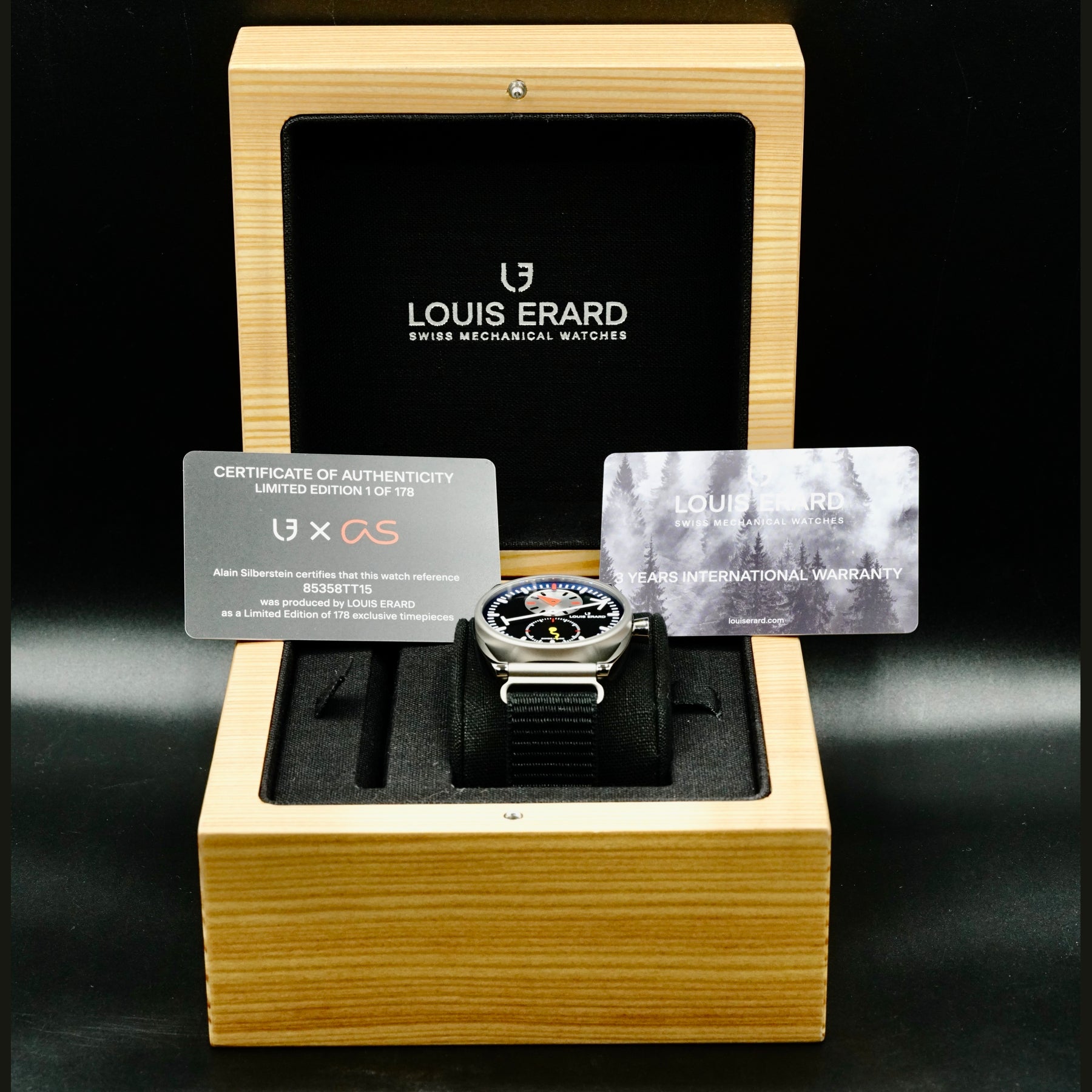 Le Régulateur Louis Erard x Alain Silberstein US Edition 85358TT15.BTT82