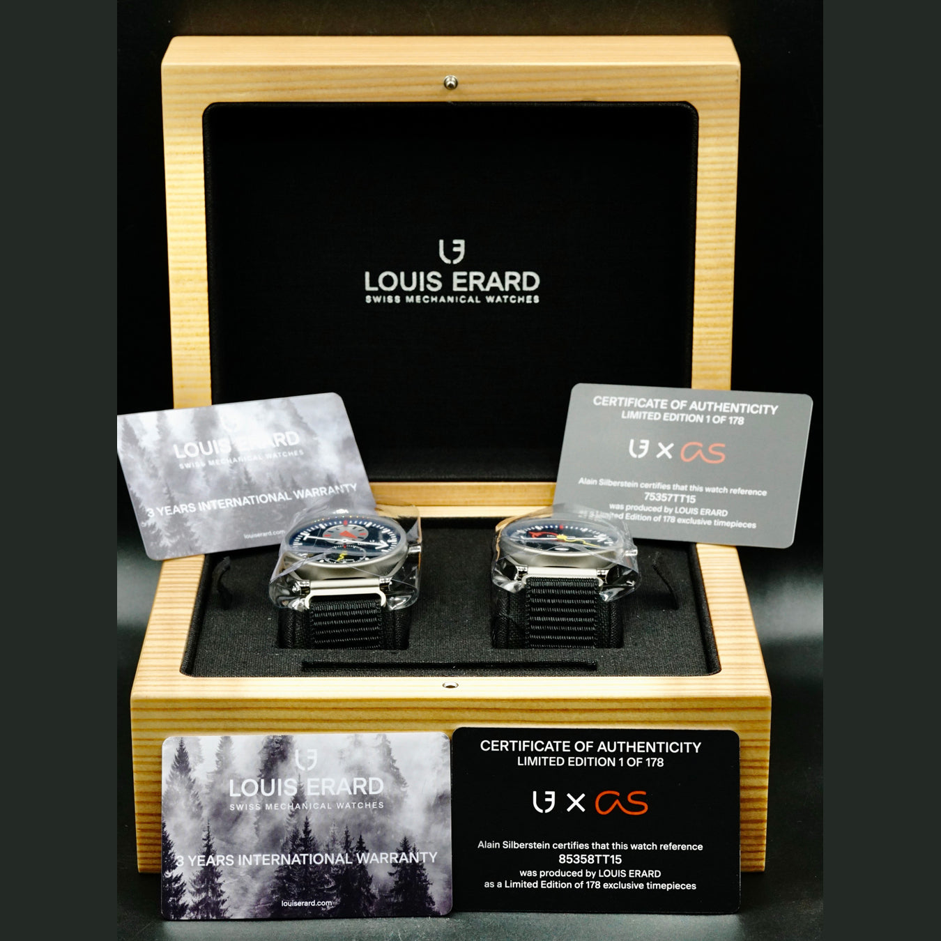 Le Diptyque Louis Erard x Alain Silberstein US Edition Set