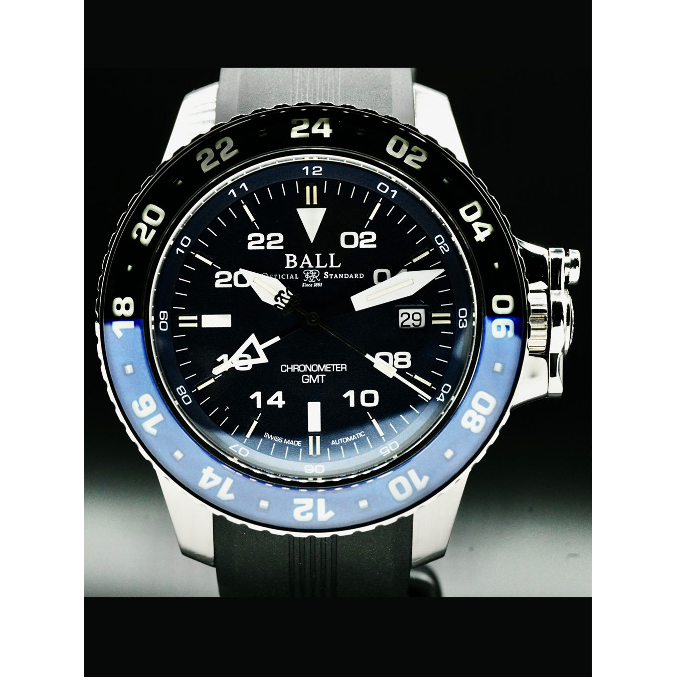 Ball Engineer Hydrocarbon Blue Dial GMT DG2018C-S10C-BE