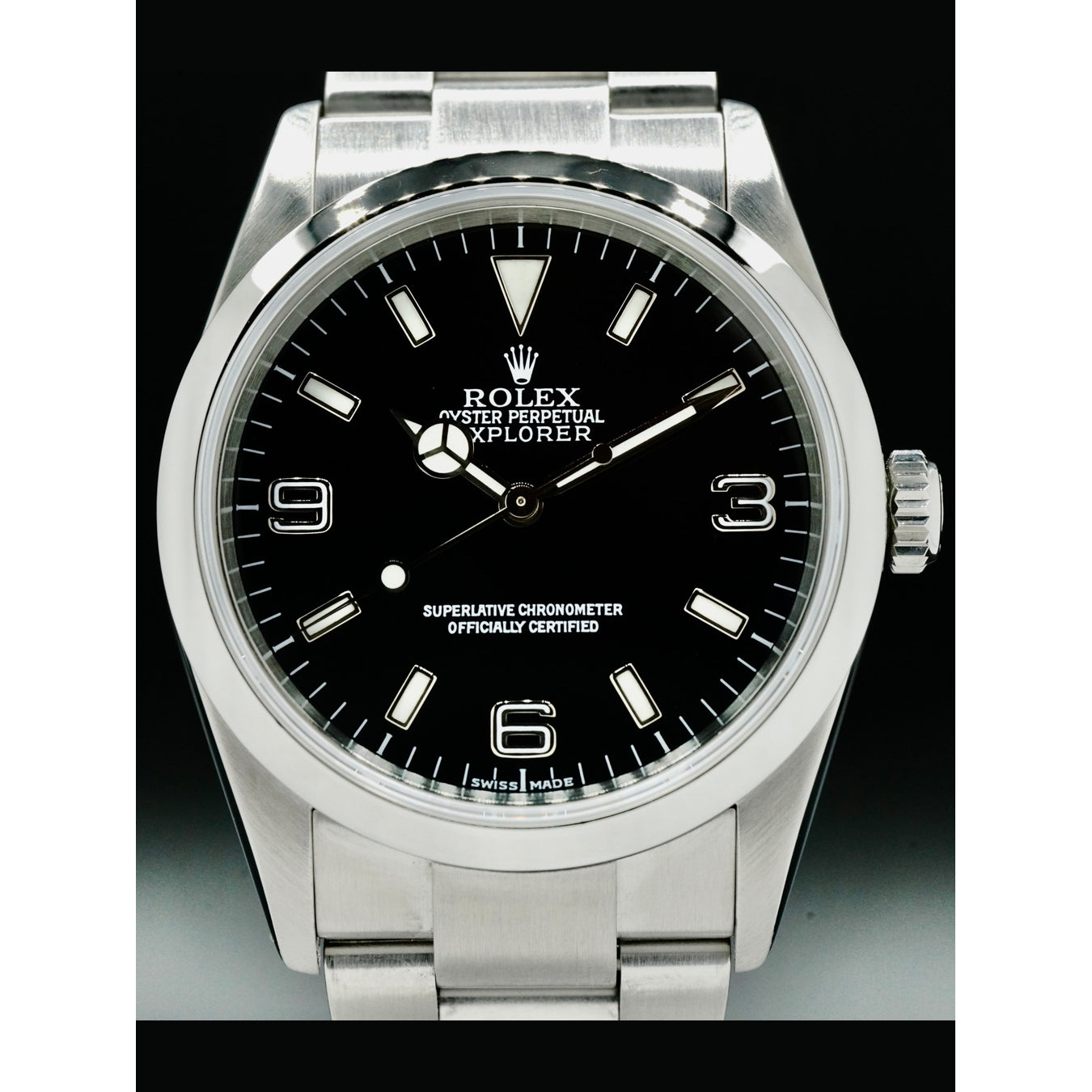 Rolex Explorer Black Arabic Dial 114270