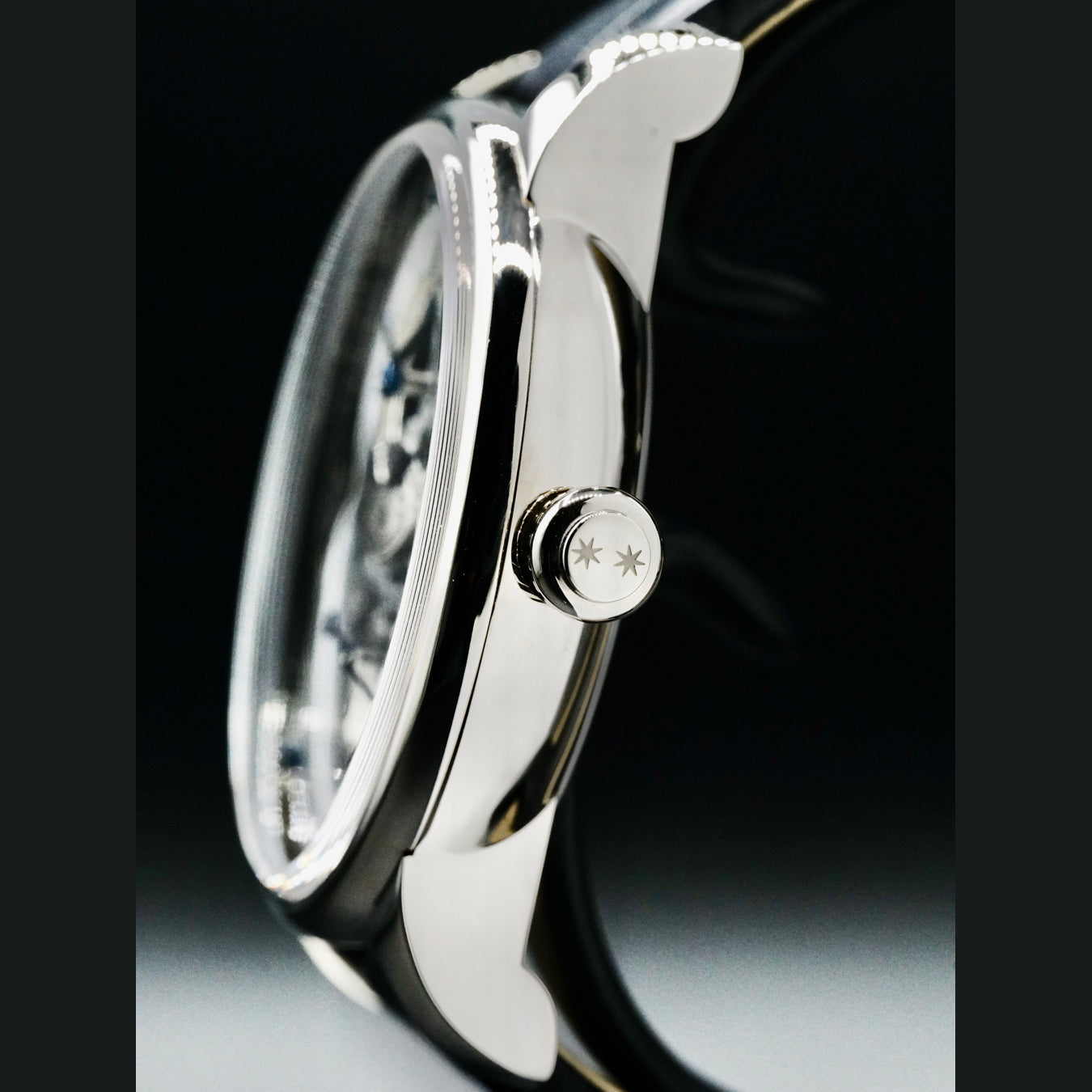 Jaquet Droz Grande Seconde Skelet-One White Gold Sapphire J003524240
