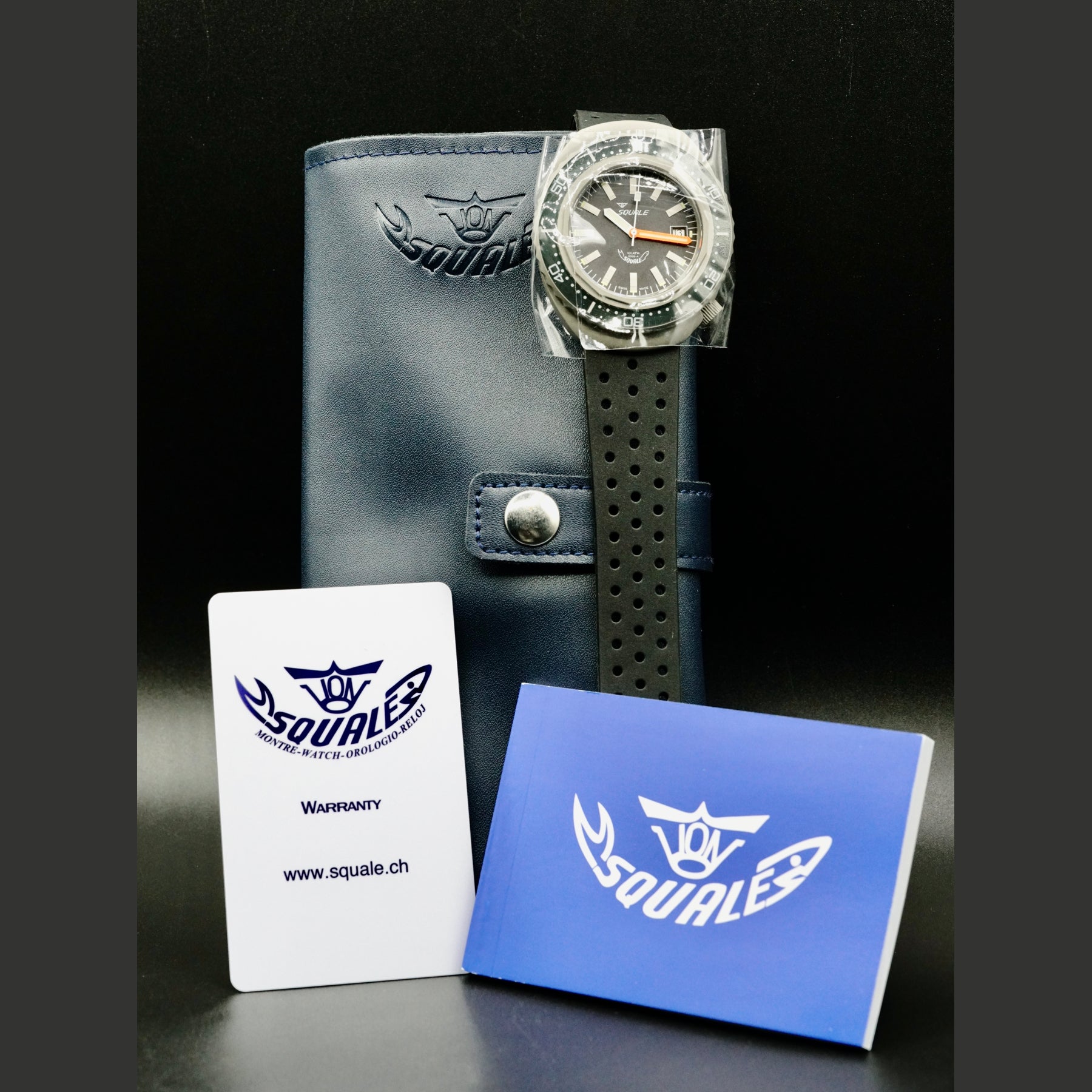 Squale 2002 Grey Dial B0834-03 2002.BR.G.G.NT