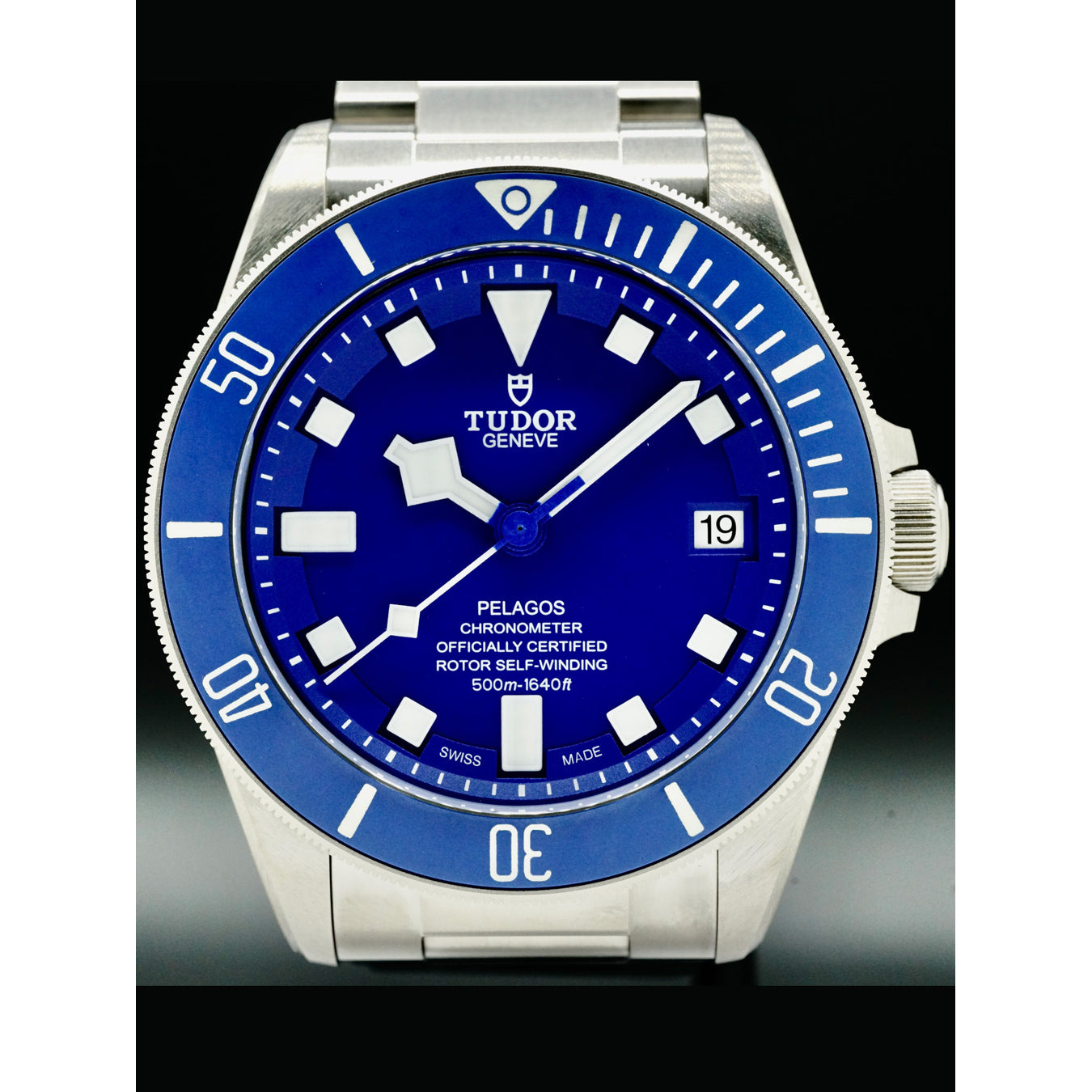 Tudor 25600TB Pelagos Blue Dial on Bracelet