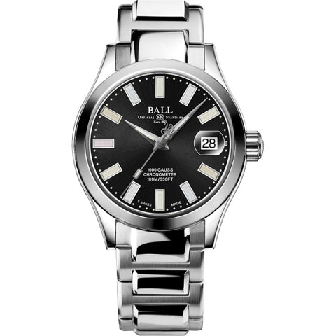 Ball NL9616C-S1C-BKR Engineer III Marvelight Chronometer 36mm Black Dial Rainbow Tubes