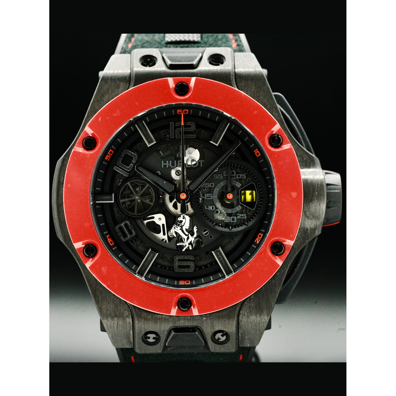 Hublot 402.QF.0110.WR Big Bang Ferrari Unico Carbon Red Ceramic