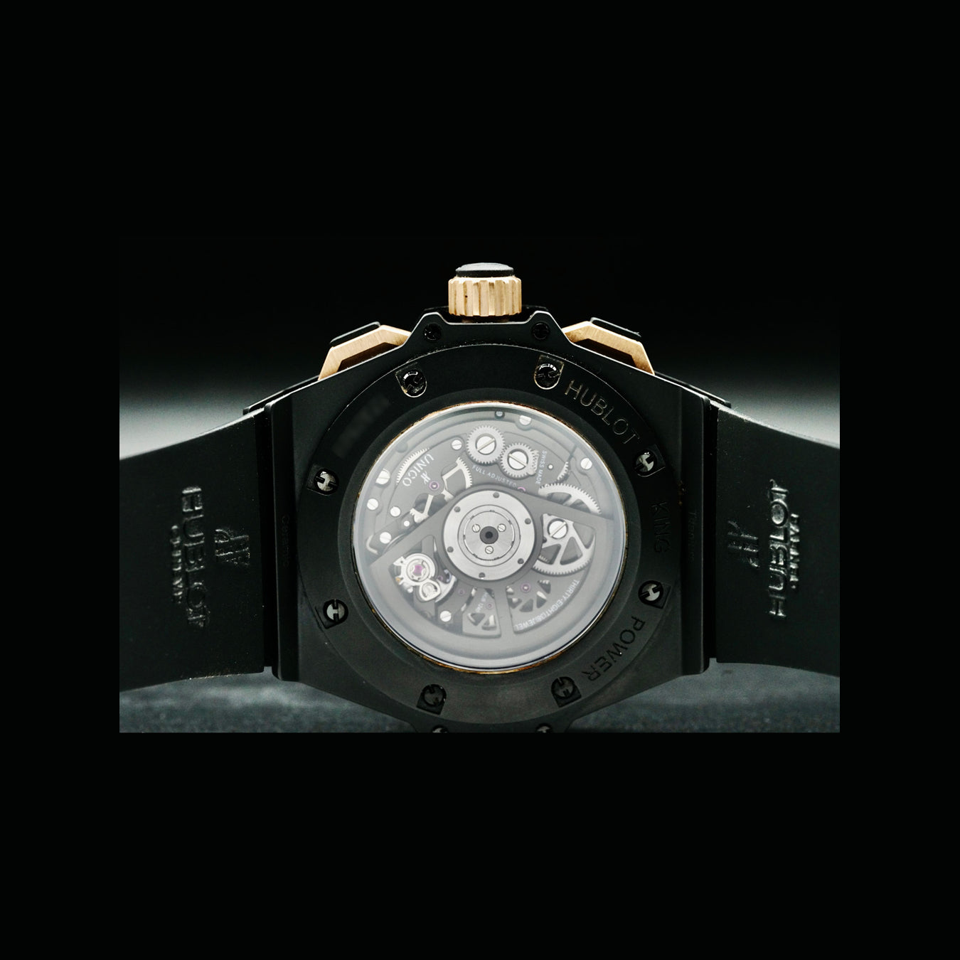 Hublot 701.CO.0180.RX King Power Unico Ceramic King Gold